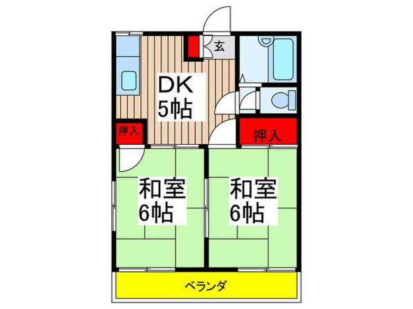 ウィングハウス清水の物件間取画像